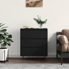 Schwarzes Sideboard Laurentina 60x35x70cm (Holz)
