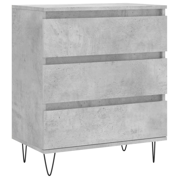 Betongraues Sideboard Laurentina 60x35x70cm (Holz)