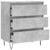 Betongraues Sideboard Laurentina 60x35x70cm (Holz)