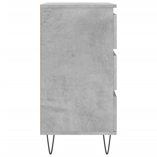 Betongraues Sideboard Laurentina 60x35x70cm (Holz)