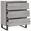 Graues Sideboard Harnolt 60x35x70cm (Holz)