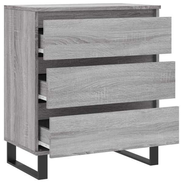 Graues Sideboard Harnolt 60x35x70cm (Holz)