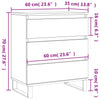 Graues Sideboard Harnolt 60x35x70cm (Holz)