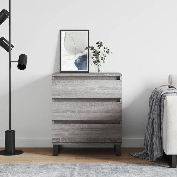 Graues Sideboard Harnolt 60x35x70cm (Holz)
