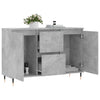 Sideboard aus Beton und Grau Mihailuc 104x35x70cm (Holz)