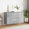 Sideboard aus Beton und Grau Mihailuc 104x35x70cm (Holz)