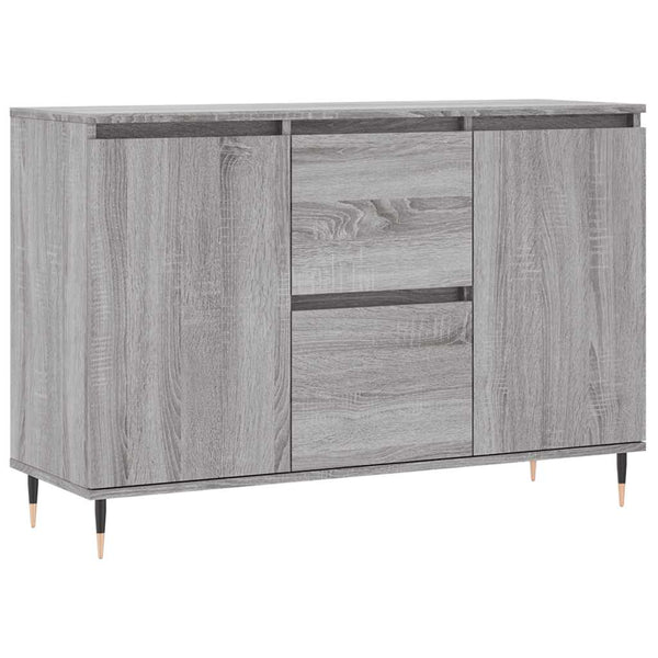 Graues Sideboard Mihailuc 104x35x70cm (Holz)