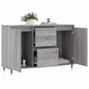 Graues Sideboard Mihailuc 104x35x70cm (Holz)