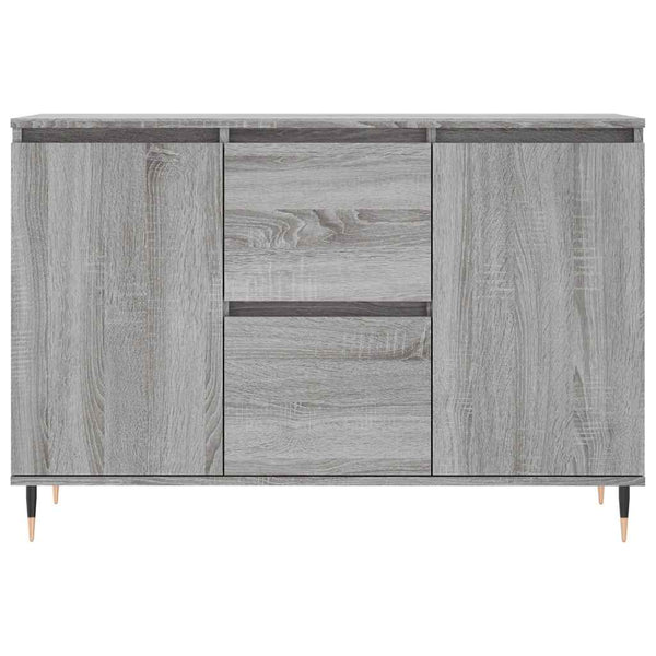 Graues Sideboard Mihailuc 104x35x70cm (Holz)