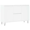 Weißes Sideboard Mehesz 104x35x70cm (Holz)