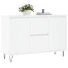 Weißes Sideboard Mehesz 104x35x70cm (Holz)