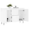 Weißes Sideboard Mehesz 104x35x70cm (Holz)