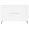 Weißes Sideboard Mehesz 104x35x70cm (Holz)
