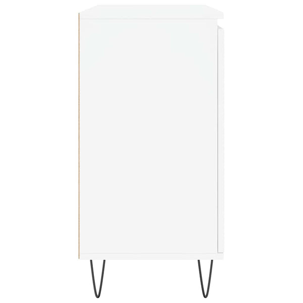 Weißes Sideboard Mehesz 104x35x70cm (Holz)