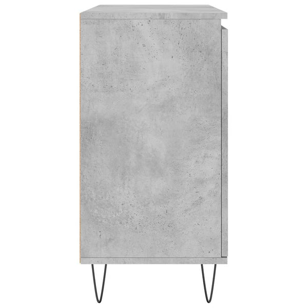 Sideboard Mehesz 104x35x70cm Betongrau (Holz)