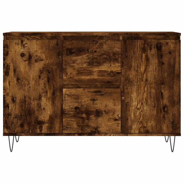 Sideboard geräucherte Eiche Mehesz 104x35x70cm (Holz)