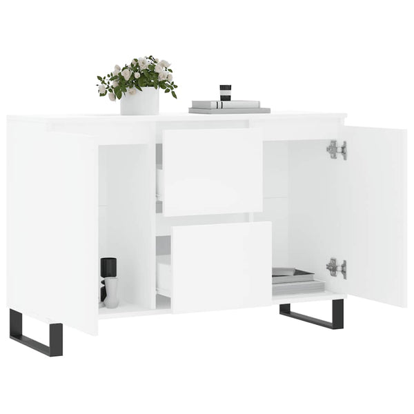 Valkoinen senkki Botu 104x35x70cm (puinen)