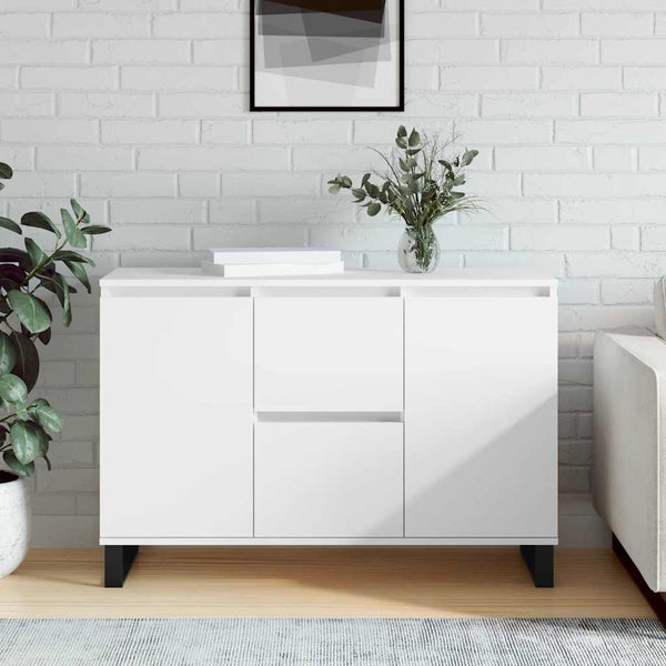Valkoinen senkki Botu 104x35x70cm (puinen)