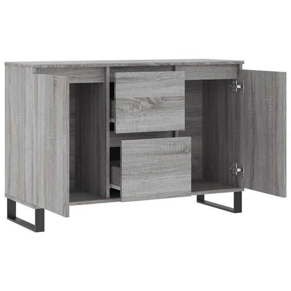 Graues Sideboard Botu 104x35x70cm (Holz)