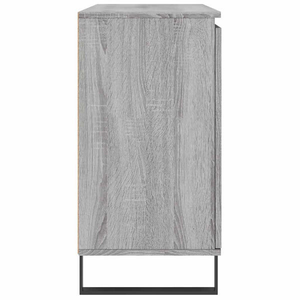 Graues Sideboard Botu 104x35x70cm (Holz)