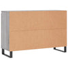 Graues Sideboard Botu 104x35x70cm (Holz)