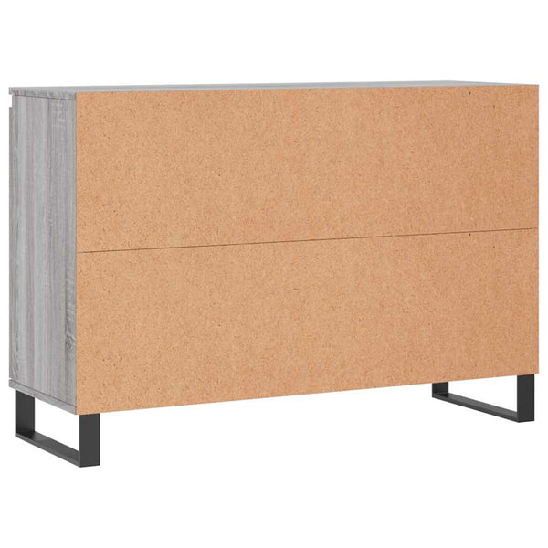 Graues Sideboard Botu 104x35x70cm (Holz)