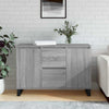 Graues Sideboard Botu 104x35x70cm (Holz)