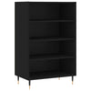 Schwarzer Schrank Vaiman 57x35x90cm (Holz)