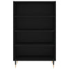 Schwarzer Schrank Vaiman 57x35x90cm (Holz)