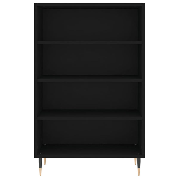 Schwarzer Schrank Vaiman 57x35x90cm (Holz)