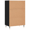 Schwarzer Schrank Vaiman 57x35x90cm (Holz)