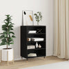 Schwarzer Schrank Vaiman 57x35x90cm (Holz)