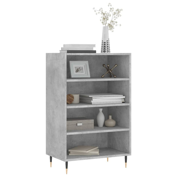 Betongrauer Schrank Vaiman 57x35x90cm (Holz)