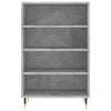 Betongrauer Schrank Vaiman 57x35x90cm (Holz)