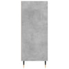 Betongrauer Schrank Vaiman 57x35x90cm (Holz)