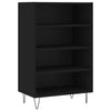Schwarzer Schrank Una 57x35x90cm (Holz)