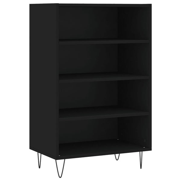 Schwarzer Schrank Una 57x35x90cm (Holz)