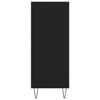 Schwarzer Schrank Una 57x35x90cm (Holz)