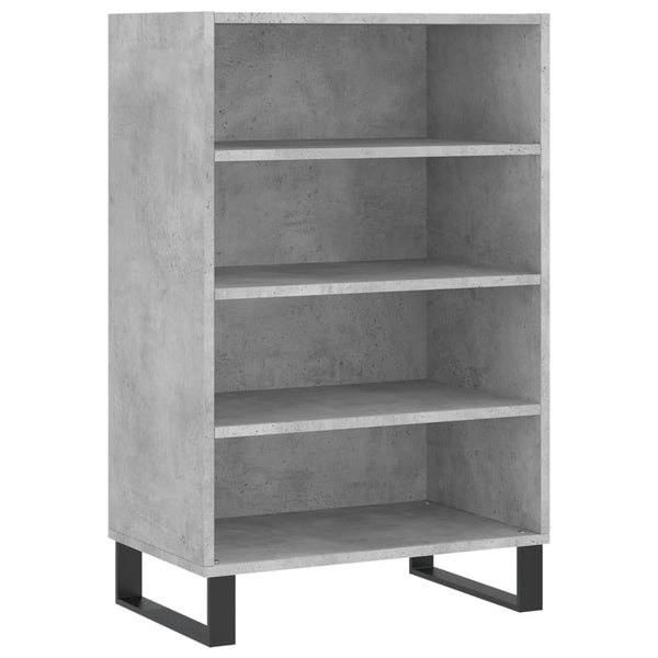 Betongrauer Schrank Nufarel 57x35x90cm (Holz)