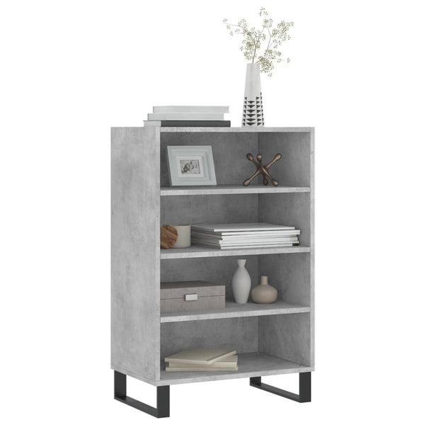 Betongrauer Schrank Nufarel 57x35x90cm (Holz)