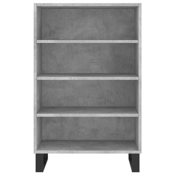 Betongrauer Schrank Nufarel 57x35x90cm (Holz)