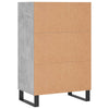 Betongrauer Schrank Nufarel 57x35x90cm (Holz)