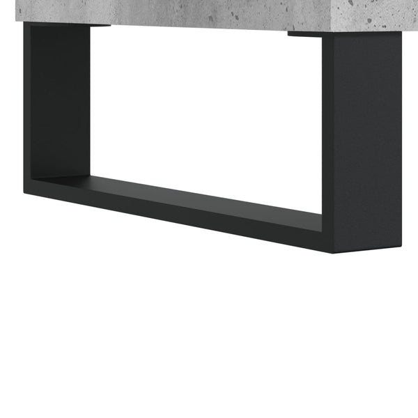 Betongrauer Schrank Nufarel 57x35x90cm (Holz)