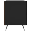 Schwarzer Nachttisch Josiah 40x35x47,5cm (2 Stück, Holz)