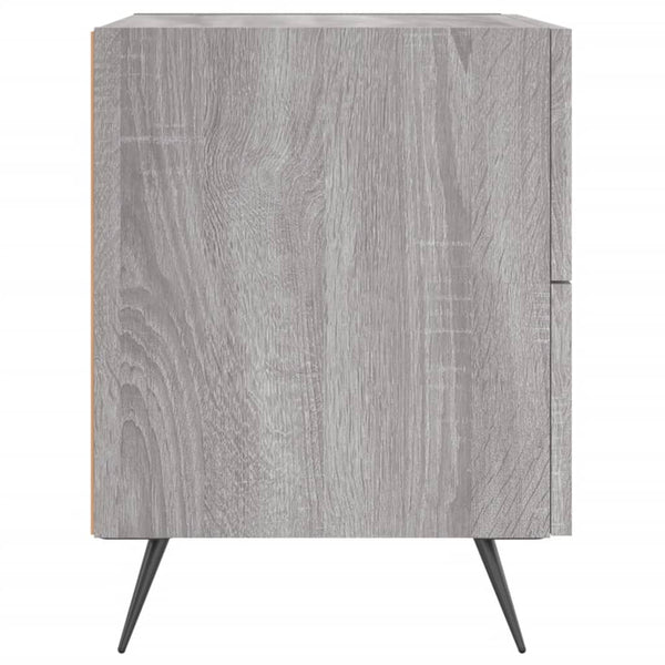 Graue Nachttische Josiah 40x35x47,5cm (2 Stück Holz)