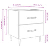 Grauer Nachttisch Boiangiu 40x35x47,5cm (Holz)