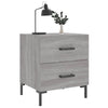 Graue Nachttische Jarret 40x35x47,5cm (2 Stk. Sonoma-Holz)
