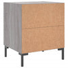 Graue Nachttische Jarret 40x35x47,5cm (2 Stk. Sonoma-Holz)