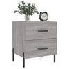 Nachttische Rarau 40x35x47,5cm Grau (2 Stück Holz)
