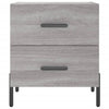 Nachttische Rarau 40x35x47,5cm Grau (2 Stück Holz)